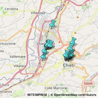 Mappa Via Fratelli Palizzi, 66100 Chieti CH, Italia (1.367)