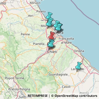 Mappa Via Fratelli Palizzi, 66100 Chieti CH, Italia (11.48917)