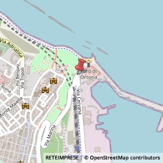 Mappa Via del Porto, 18, 66026 Ortona, Chieti (Abruzzo)