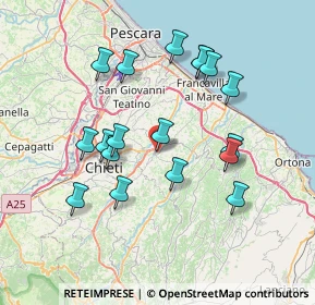 Mappa Via Inforzi, 66010 Ripa Teatina CH, Italia (7.39556)