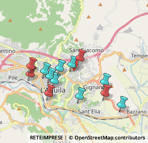 Mappa Via Alfonso Vastarini, 67100 L'Aquila AQ, Italia (1.77)