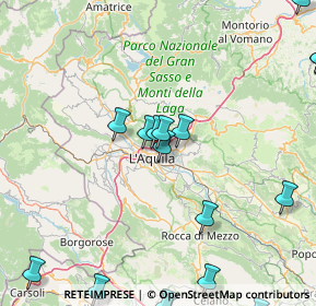 Mappa Via Alfonso Vastarini, 67100 L'Aquila AQ, Italia (26.2005)