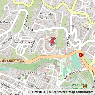 Mappa Via Monte San Rocco, 1, 67100 L'Aquila, L'Aquila (Abruzzo)