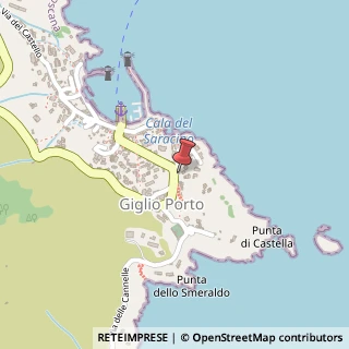 Mappa Via del Saraceno, 11, 58012 Isola del Giglio, Grosseto (Toscana)