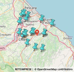 Mappa 66010 Ripa Teatina CH, Italia (6.61333)
