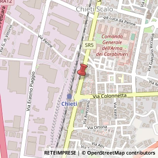 Mappa Viale B. Croce, 35, 66100 Chieti, Chieti (Abruzzo)