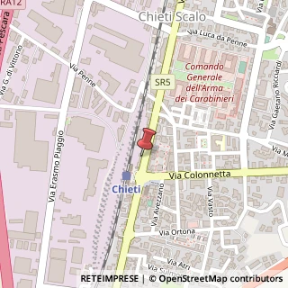 Mappa Viale B. Croce, 13, 66100 Chieti, Chieti (Abruzzo)