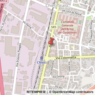 Mappa Viale B. Croce, 56, 66100 Chieti, Chieti (Abruzzo)