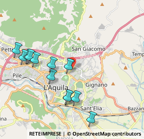 Mappa Via Alcide de Gasperi, 67100 L'Aquila AQ, Italia (2.21)