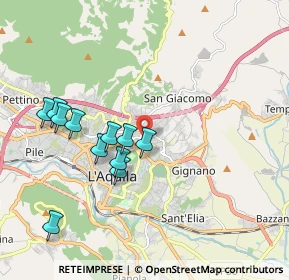 Mappa Via Alcide de Gasperi, 67100 L'Aquila AQ, Italia (1.92545)