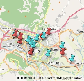 Mappa Via Alcide de Gasperi, 67100 L'Aquila AQ, Italia (1.84267)