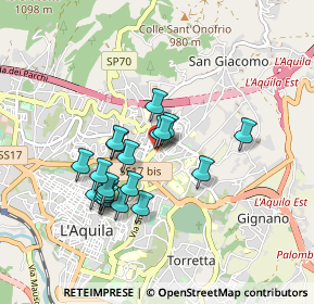 Mappa Via Alcide de Gasperi, 67100 L'Aquila AQ, Italia (0.776)