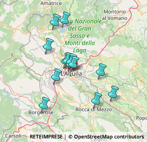 Mappa Via Alcide de Gasperi, 67100 L'Aquila AQ, Italia (11.91462)