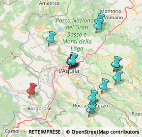 Mappa Via Alcide de Gasperi, 67100 L'Aquila AQ, Italia (15.242)