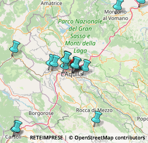 Mappa Via Alcide de Gasperi, 67100 L'Aquila AQ, Italia (15.55125)