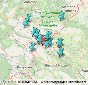 Mappa Via Alcide de Gasperi, 67100 L'Aquila AQ, Italia (9.92824)