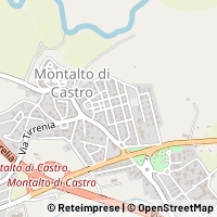 Map Montalto di Castro