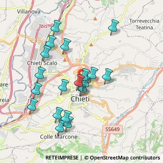 Mappa Via dei Crociferi, 66100 Chieti CH, Italia (1.958)