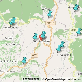 Mappa Corso Foronovo, 02049 Torri In Sabina RI, Italia (2.53455)