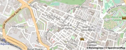 Mappa L'Aquila