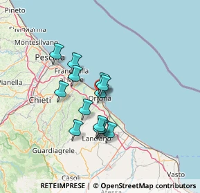 Mappa Via Guido Albanese, 66026 Ortona CH, Italia (10.91462)