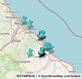 Mappa Via Guido Albanese, 66026 Ortona CH, Italia (10.849)