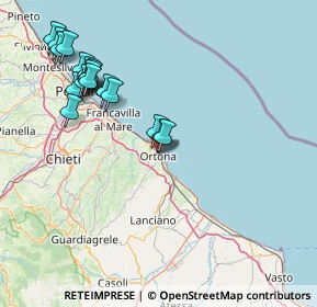 Mappa Via Guido Albanese, 66026 Ortona CH, Italia (17.96889)