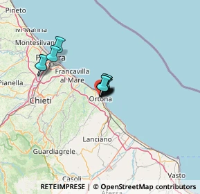 Mappa Via delle Speranze, 66026 Ortona CH, Italia (7.51727)