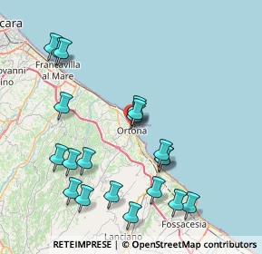 Mappa Via delle Speranze, 66026 Ortona CH, Italia (9.0665)
