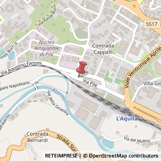 Mappa Via pile, 67100 L'Aquila, L'Aquila (Abruzzo)