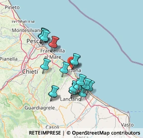 Mappa Str. Sant'Andrea, 66026 Ortona CH, Italia (12.7445)