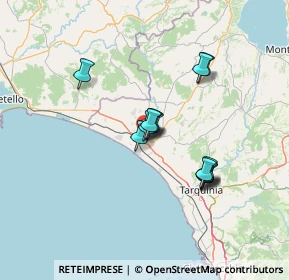 Mappa Via Aurelia Grosseto, 01014 Montalto di Castro VT, Italia (11.09615)