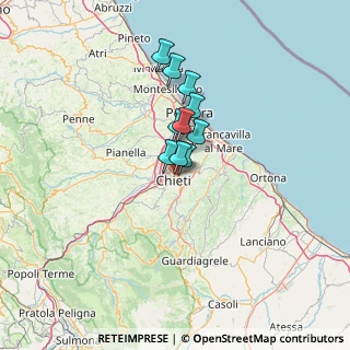 Mappa Via Padre Bernardo Valera, 66100 Chieti CH, Italia (19.35154)