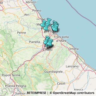 Mappa Via Padre Bernardo Valera, 66100 Chieti CH, Italia (7.98563)