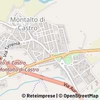 Kaart Montalto di Castro
