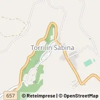 Map Torri in Sabina