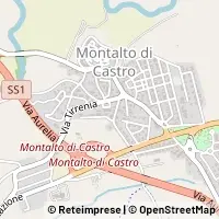 Kaart Montalto di Castro