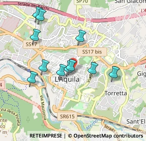 Mappa Corso Principe Umberto, 67100 L'Aquila AQ, Italia (0.92)