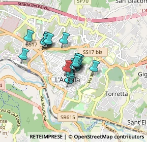 Mappa Corso Principe Umberto, 67100 L'Aquila AQ, Italia (0.5645)