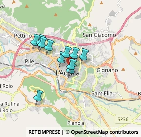 Mappa Corso Principe Umberto, 67100 L'Aquila AQ, Italia (1.28727)