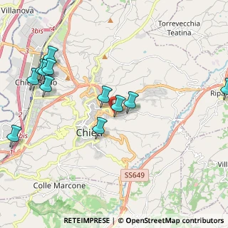 Mappa Via Alessandro Valignani, 66100 Chieti CH, Italia (2.70231)