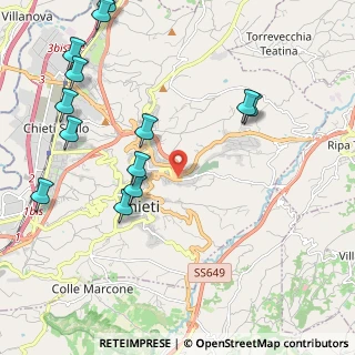 Mappa Via Alessandro Valignani, 66100 Chieti CH, Italia (2.75846)