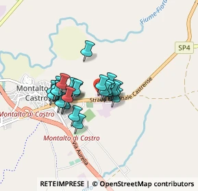 Mappa SS Castrense Km. 1, 01014 Montalto di Castro VT (0.62308)