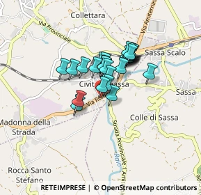 Mappa Via Roma, 67019 Civitatomassa AQ, Italia (0.58889)