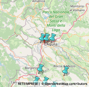 Mappa Via G. Saragat, 67100 L'Aquila AQ, Italia (25.87636)