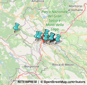 Mappa Via G. Saragat, 67100 L'Aquila AQ, Italia (6.22818)