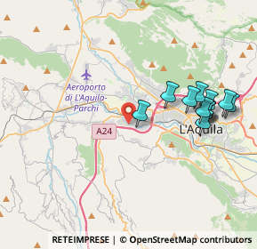 Mappa Via G. Saragat, 67100 L'Aquila AQ, Italia (4.25833)