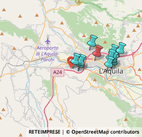 Mappa Via G. Saragat, 67100 L'Aquila AQ, Italia (3.24909)