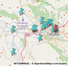 Mappa Via G. Saragat, 67100 L'Aquila AQ, Italia (3.68733)