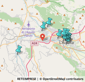 Mappa Via G. Saragat, 67100 L'Aquila AQ, Italia (3.99636)